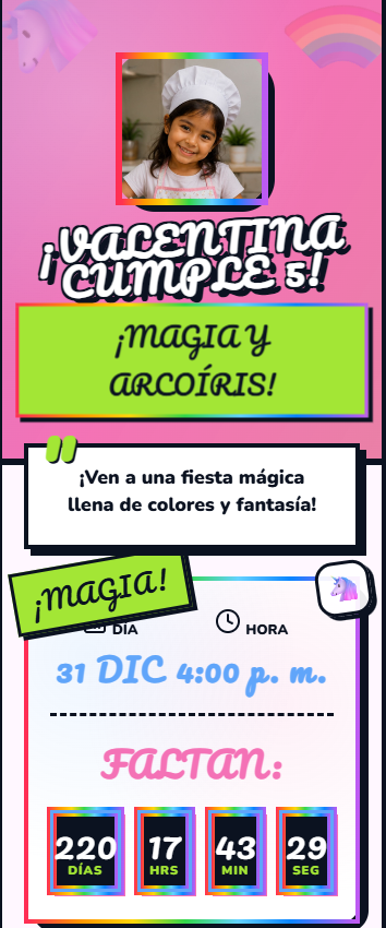Unicornios - Arcoíris